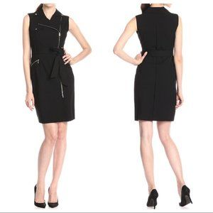 Calvin Klein Moto Sheath Dress Size 14